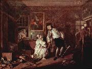 William Hogarth The murder of the count Spain oil painting artist